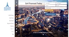 Desktop Screenshot of melbournefinance.com.au